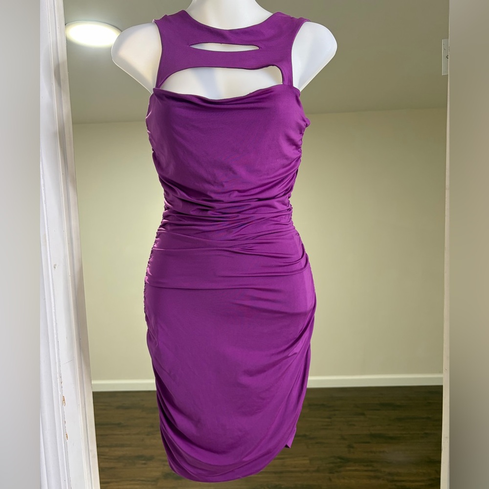 Baby Phat Y2K Purple Cutout/Backless Dress